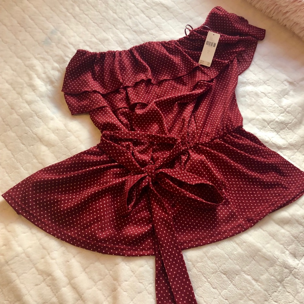 ❤️ Anthropologie Off the Shoulder Top ❤️ - Picture 3 of 4
